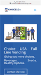 Mobile Screenshot of choiceusavending.com